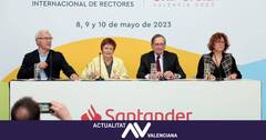Pedro Sánchez y Banco Santander inauguran el V Encuentro Internacional de Rectores 