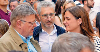 Ximo Puig ‘pasa’ de Sandra Gómez y lleva el inicio de campaña del PSPV a Mislata