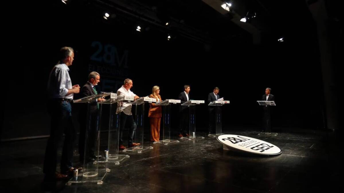 Imagen debate electoral - DAVID GONZÁLEZ/CADENA SER