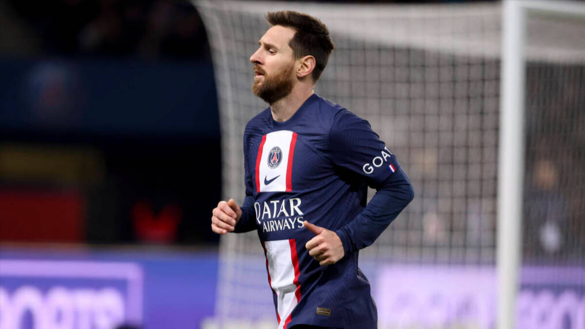 Leo Messi, durante un partido con el PSG.