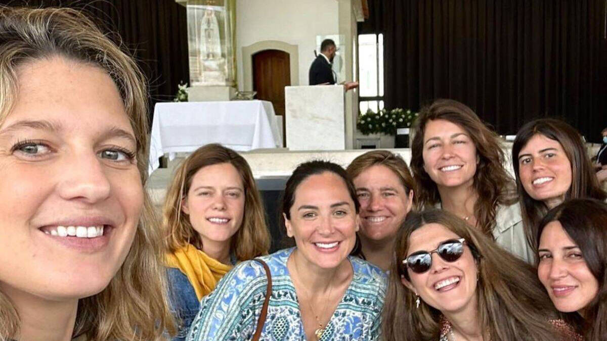 Tamara Falcó y sus amigas, en su despedida de soltera en Portugal. Instagram.