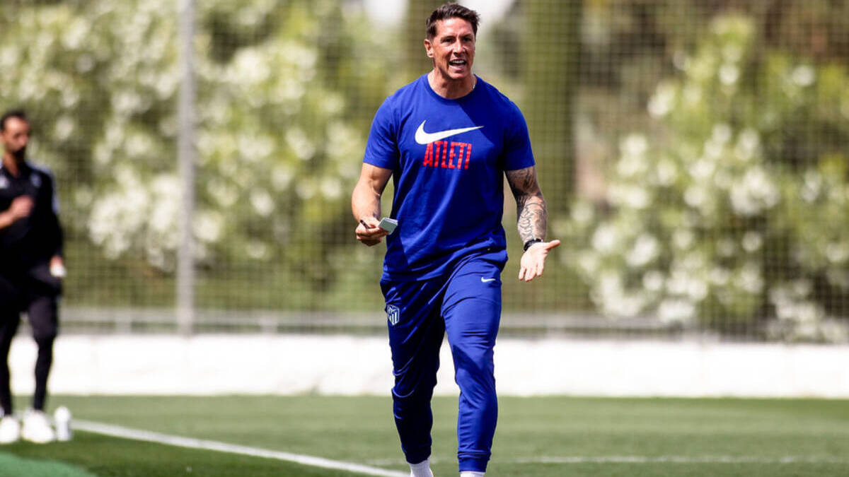 Fernando Torres, durante el derbi del Juvenil A. (atleticodemadrid.com)