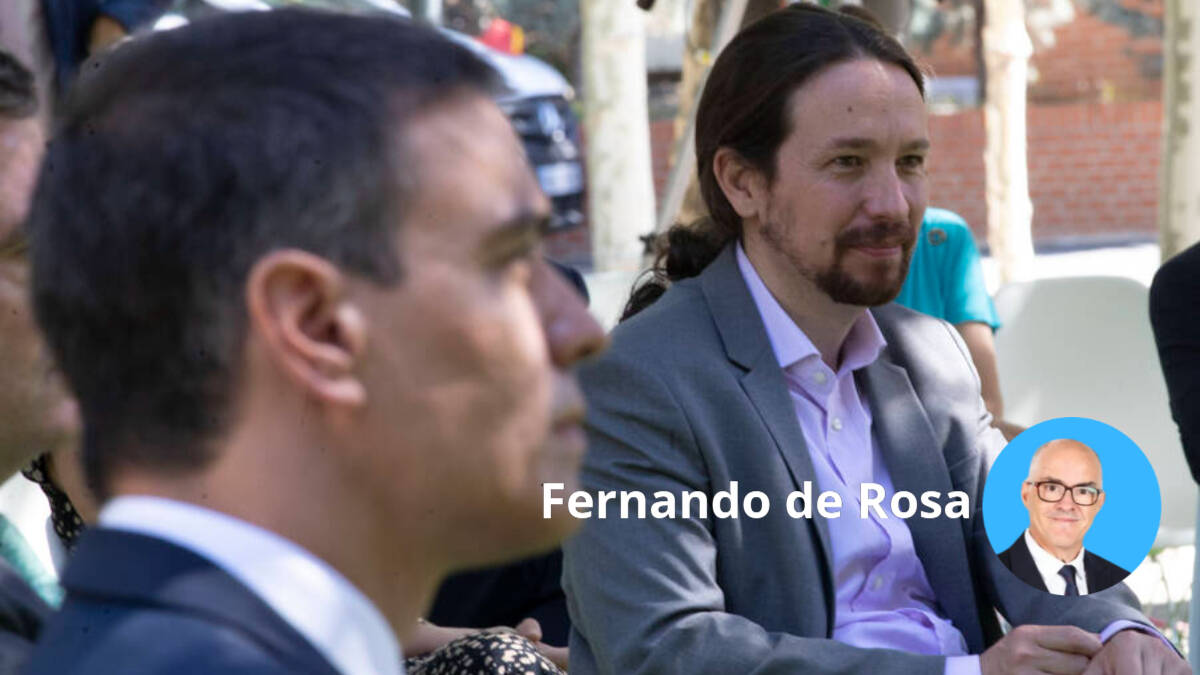 El presidente del Gobierno, Pedro Sánchez, y el por entonces vicepresidente, Pablo Iglesias.