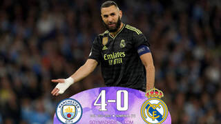 Manchester City 4 - 0 Real Madrid: Manchester certifica el final de una era