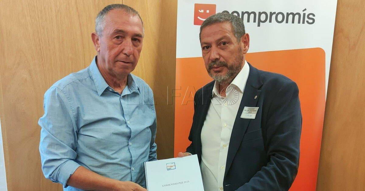 Joan Baldoví con Mustafá Aberchán, condenado por comprar votos en Melilla