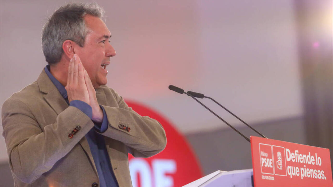 El secretario general del PSOE-A, Juan Espadas, en un acto reciente.