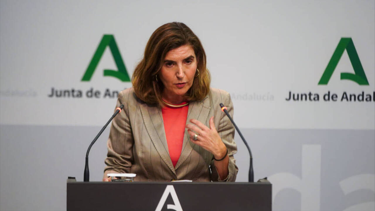 La consejera de Empleo de la Junta de Andalucía, Rocío Blanco.