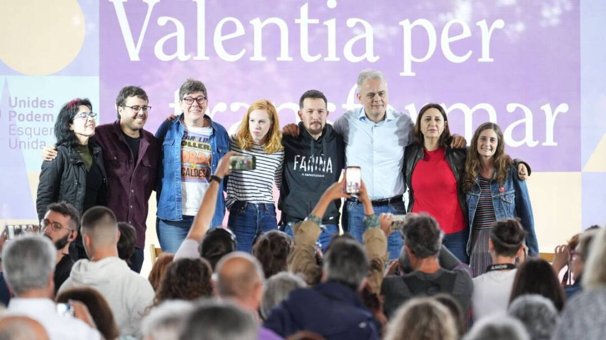Mitin de Podemos en Valencia