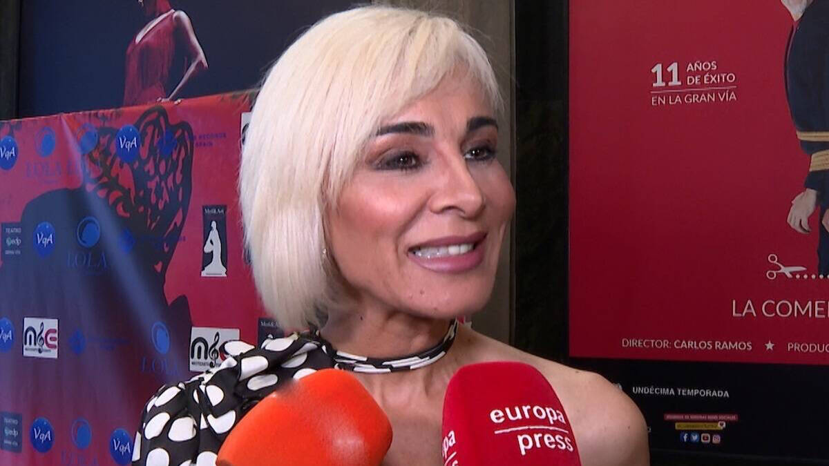 Ana María Aldón acudió a la fiesta de Unicorn como colaboradora de 'Fiesta'.