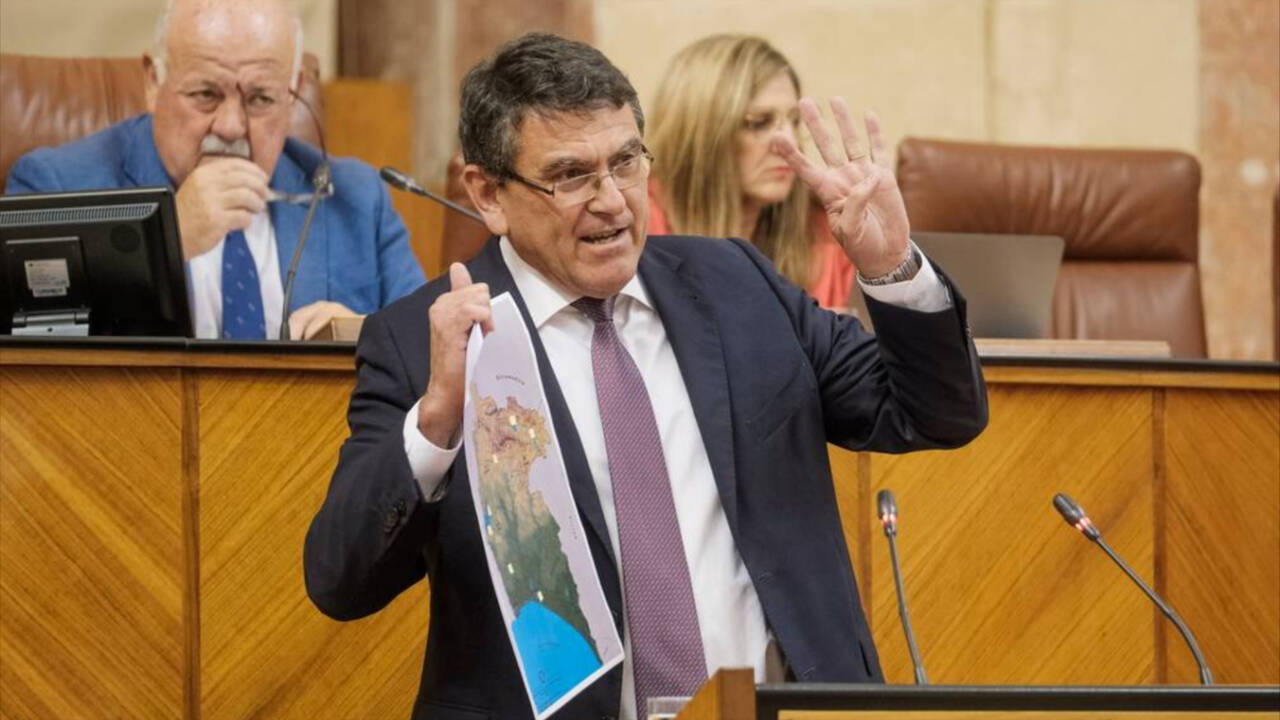 El diputado de Vox en el Parlamento andaluz, Rafael Segovia.
