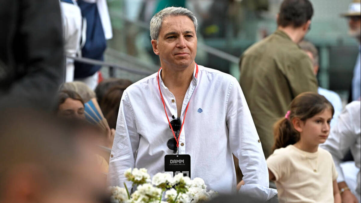 Vicente Vallés, en una fotografía reciente durante la disputa del Mutua Madrid Open. 