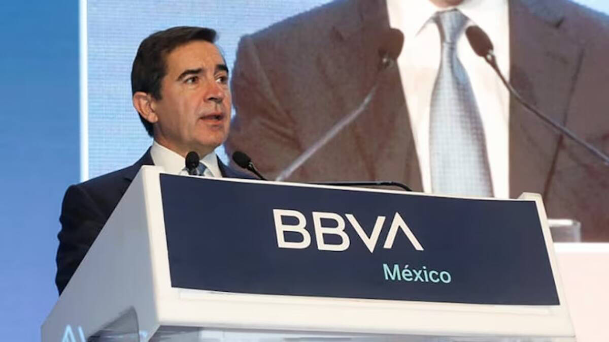El presidente de BBVA, Carlos Torres Vila, fue el encargado de inaugurar la RNCR 2023 de México.