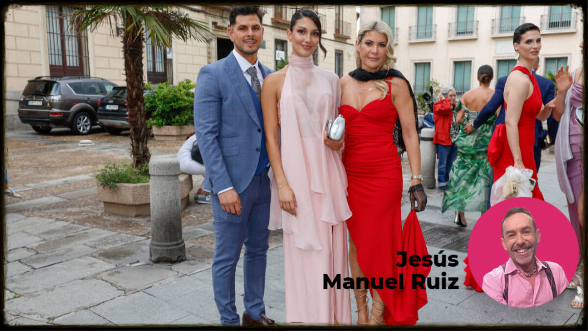 Alejandro Nieto y Tania Medina (a la izquierda) protagonistas a su pesar de la boda de Kiko Matamoros.