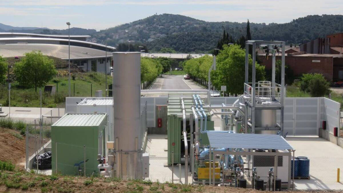 Planta de gas renovable de Naturgy en Cerdanyola del Vallès.