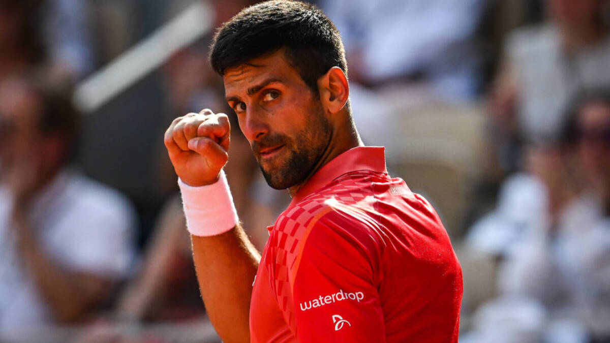 Novak Djokovic, en Roland Garros 2023.