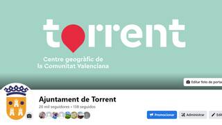 L'Ajuntament de Torrent aconsegueix els 20.000 seguidors en Facebook