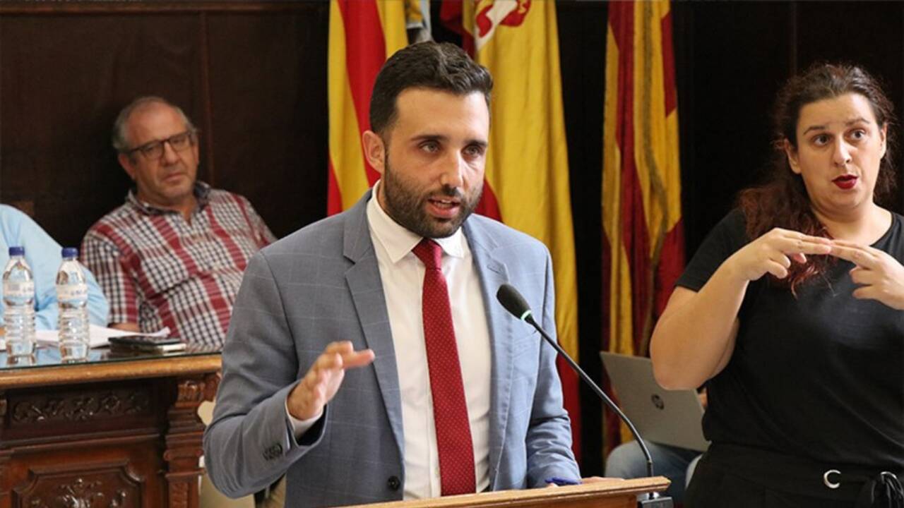 L'alcalde de Sagunt, Dario Moreno, en el Ple Municipal - AJUNTAMENT DE SAGUNT