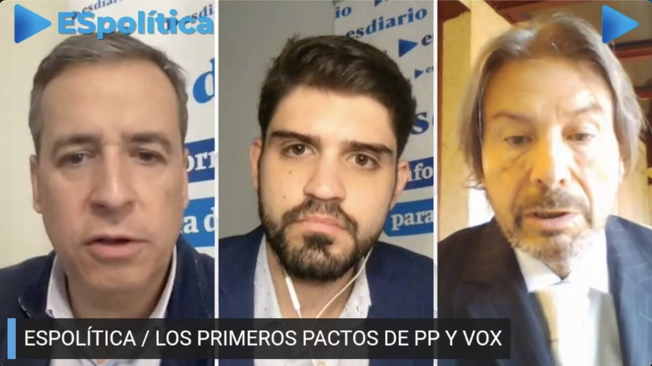 Benjamín López, Hugo Pereira y Ricardo Martín en ESpolítica