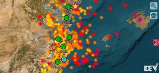 L’Institut Cartogràfic Valencià activa una eina web per a visualitzar els esdeveniments sísmics 