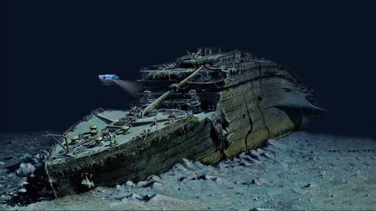 Restos del Titanic, hundidos a 3800 metros de profundidad