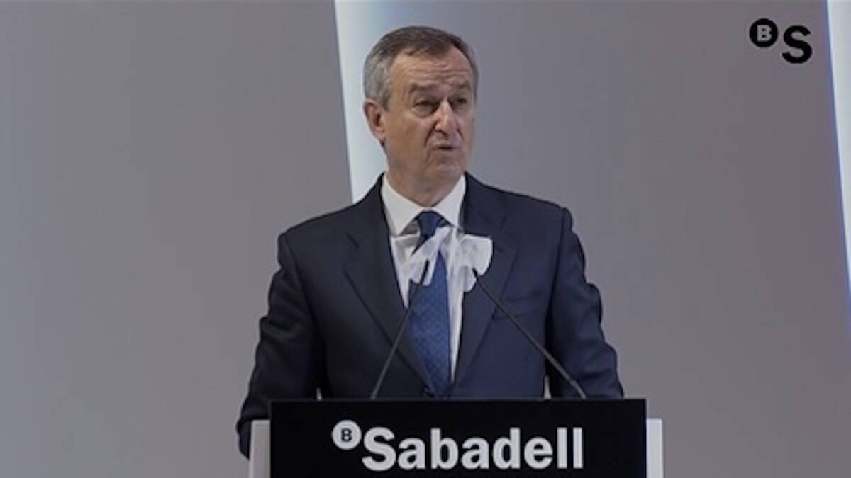 El consejero delegado de Banco Sabadell, César González-Bueno. Europa Press.