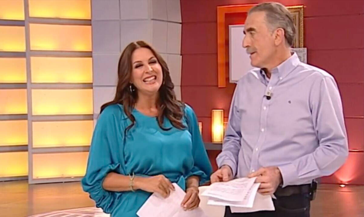 Eva Ruiz y Juan y Medio, en el programa de Canal Sur. 