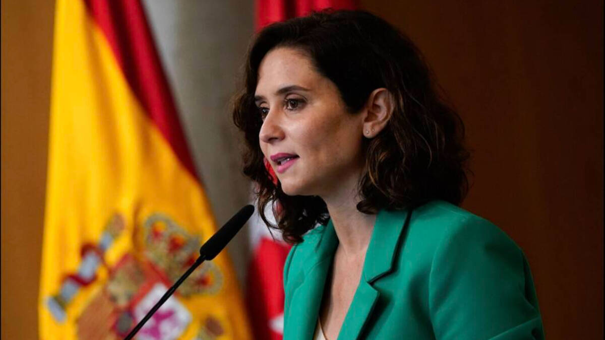 Isabel Díaz Ayuso, actual presidenta en funciones de la Comunidad de Madrid