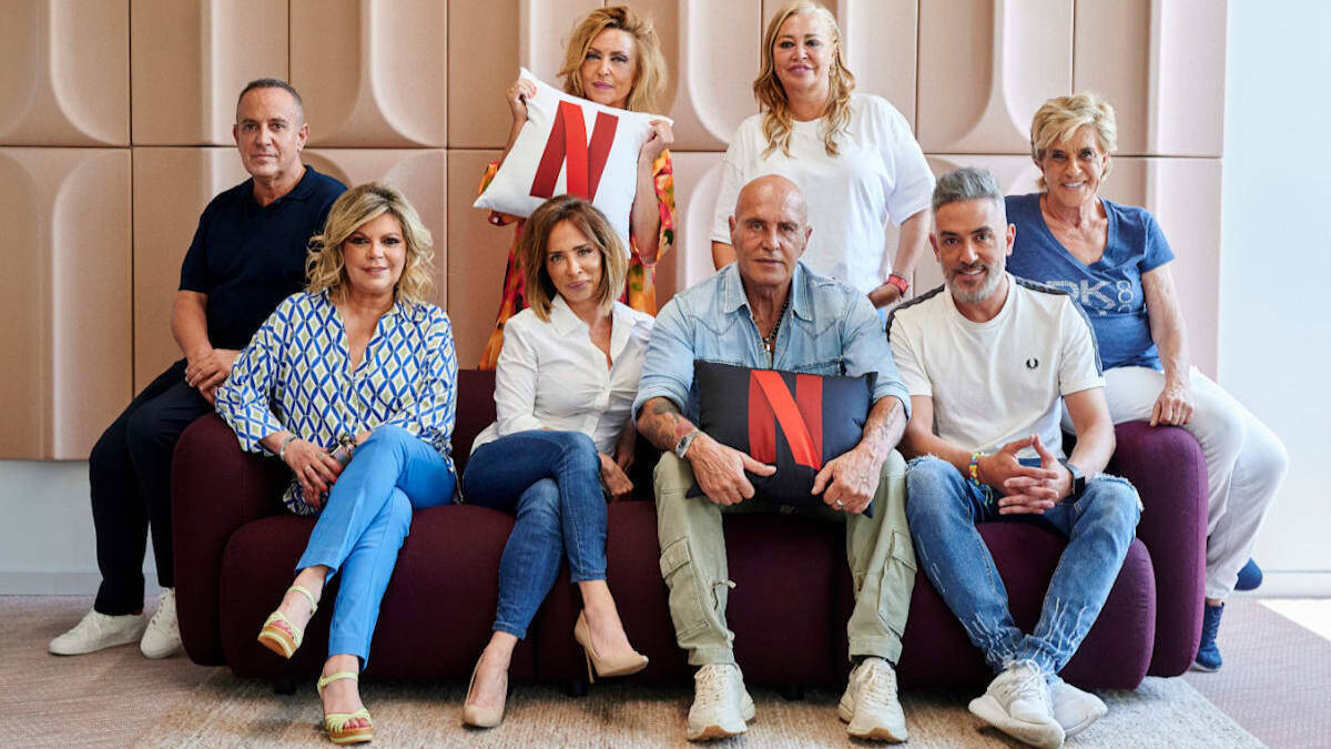 Los excolaborades de 'Sálvame', en su nueva casa: Netflix.