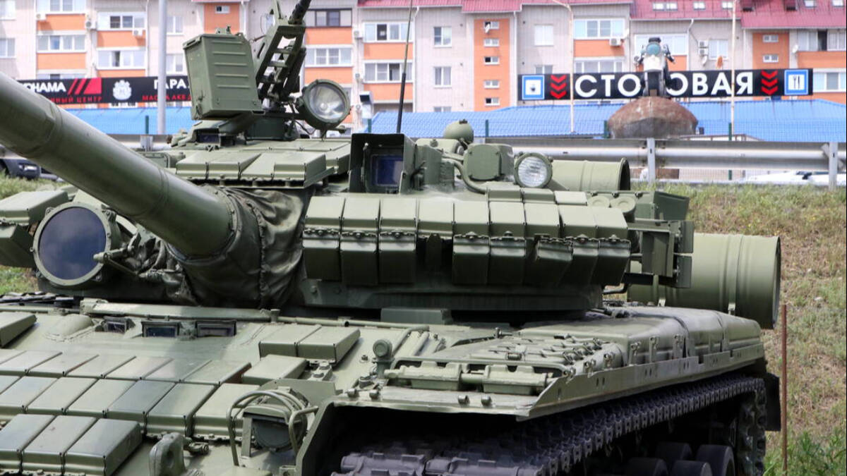 Tanques de las fuerzas militares rusas.