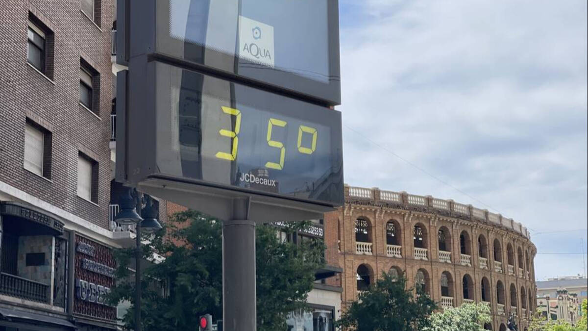 Un termómetro en Valencia