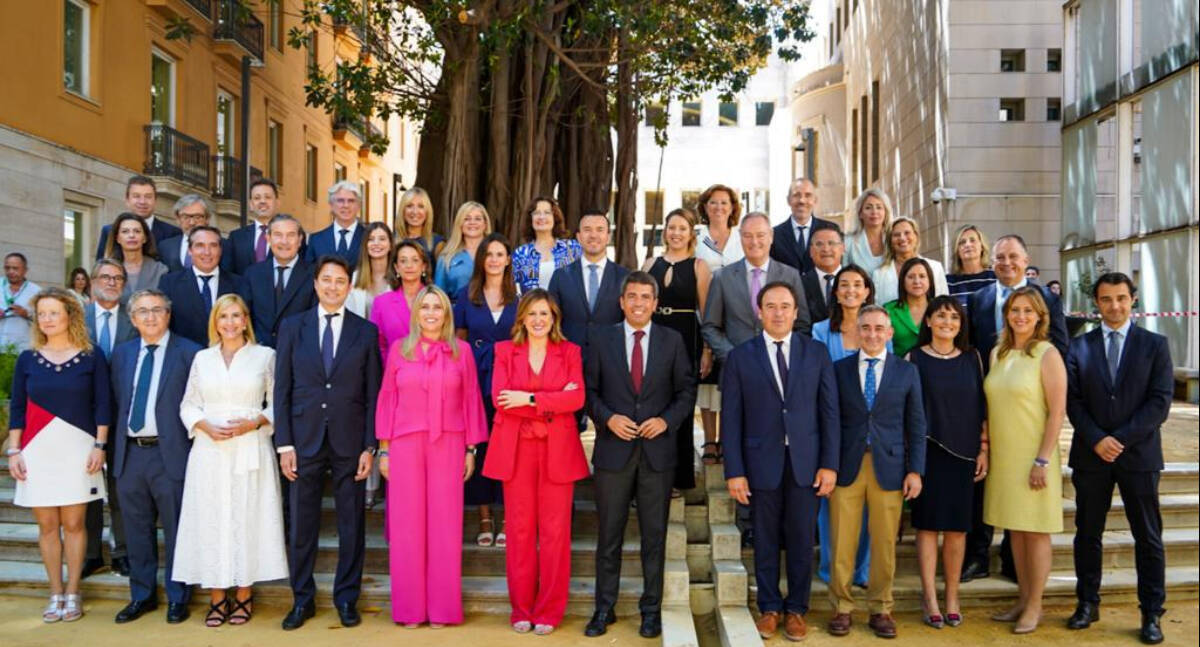 Los 40 diputados del PP en la XI legislatura de Las Cortes Valencianas.