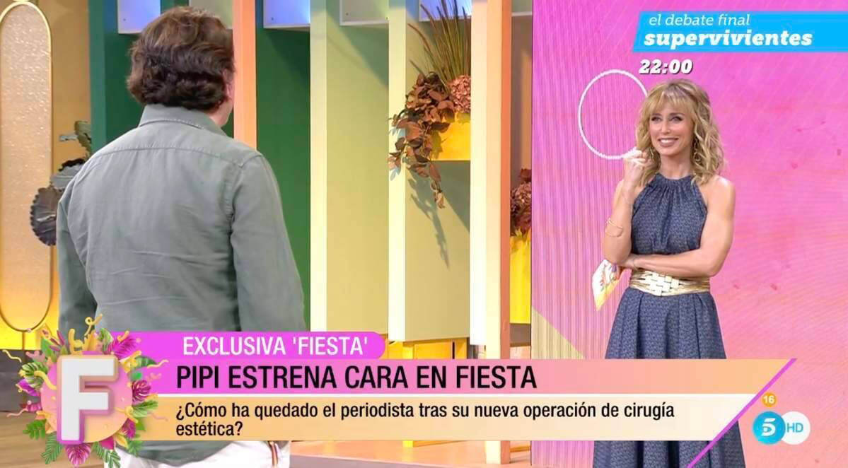 Emma García analiza el nuevo aspecto de Pipi Estrada con gran sorpresa.