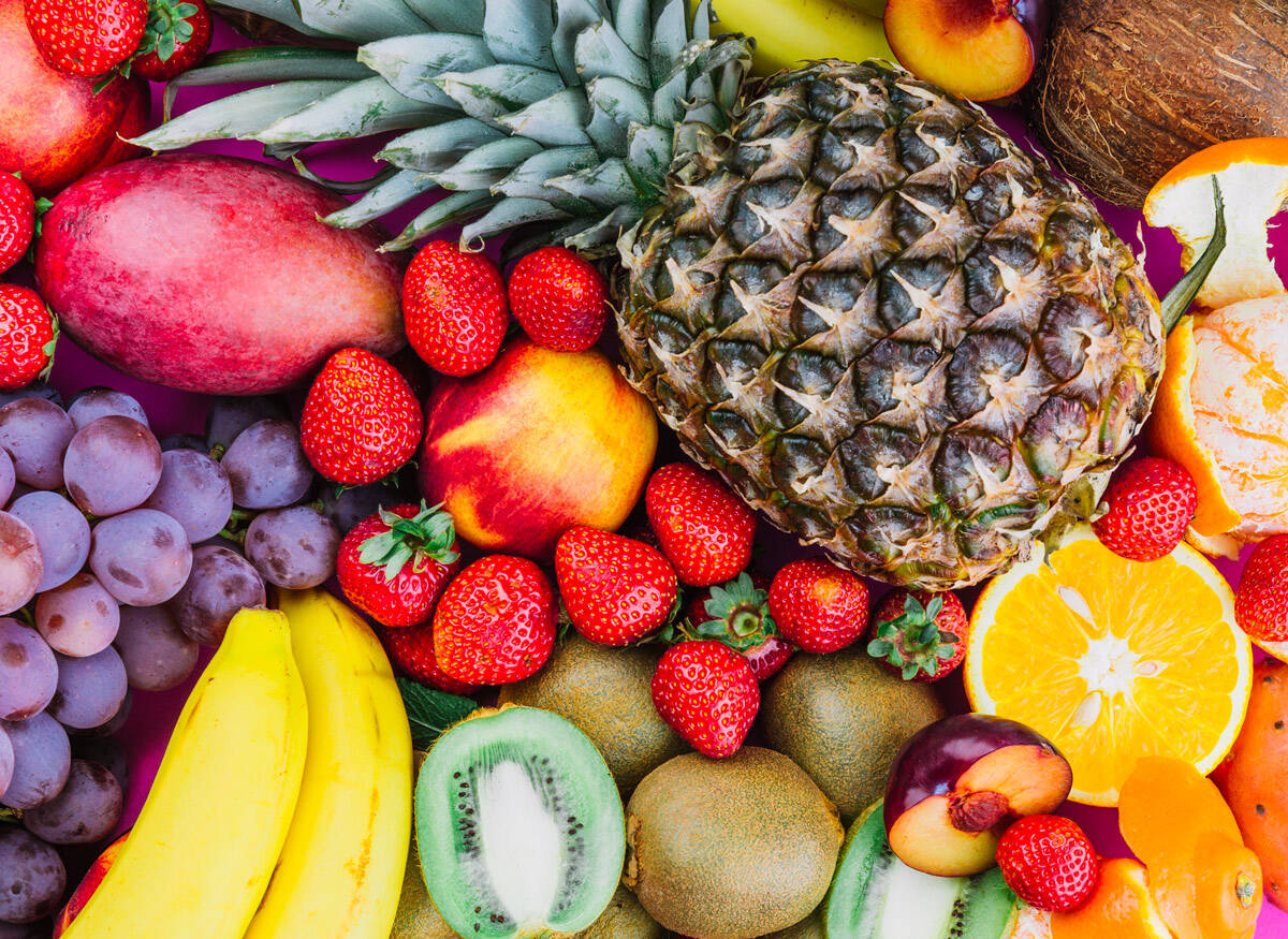 Comer fruta en verano para mantenerse hidratado