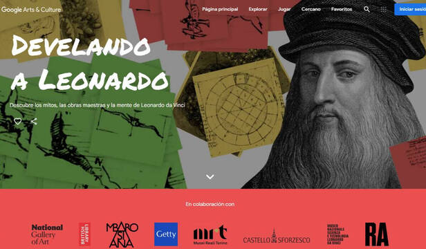 Google revoluciona la Red con la mayor retrospectiva online de Leonardo Da Vinci