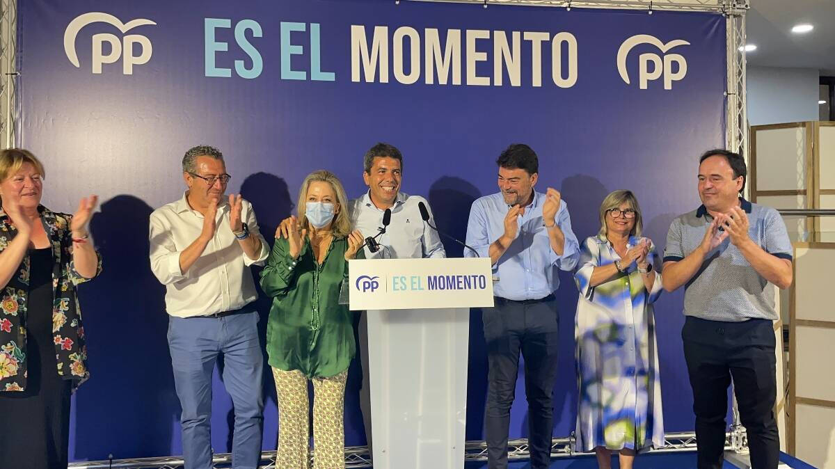 Máximos representantes del Partido Popular de la provincia de Alicante