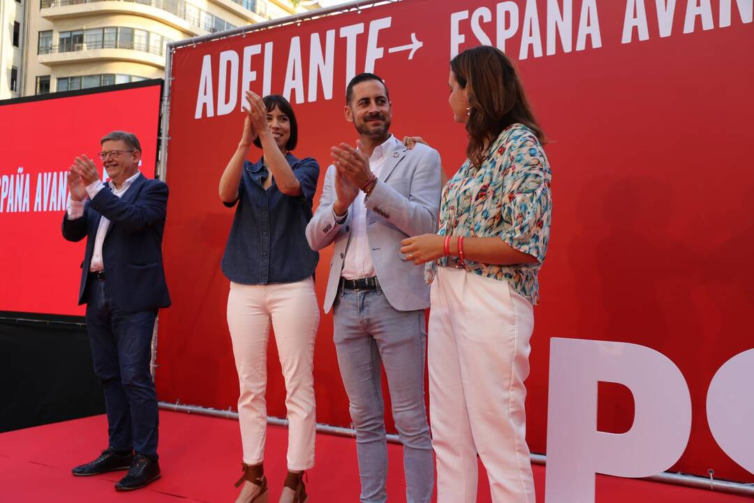Ximo Puig, Diana Morant, Carlos Fernández Bielsa y Sandra Gómez.