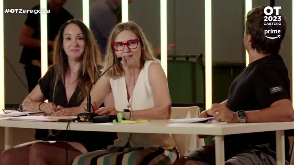 Noemí Galera, Mamen Márquez y Manu Guix en los castings de Zaragoza