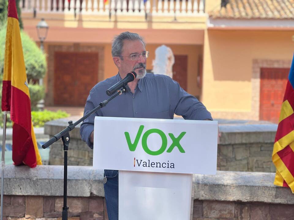 Carlos Flores, cabeza de lista al Congreso de Vox por Valencia.
