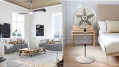¿Qué es mejor un ventilador de techo o un ventilador de pie?