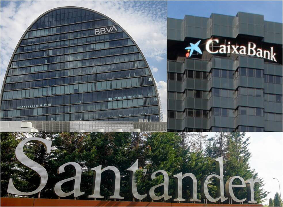 BBVA, Caixabank y Banco Santander, premiados por la revista Euromoney. Europa Press.