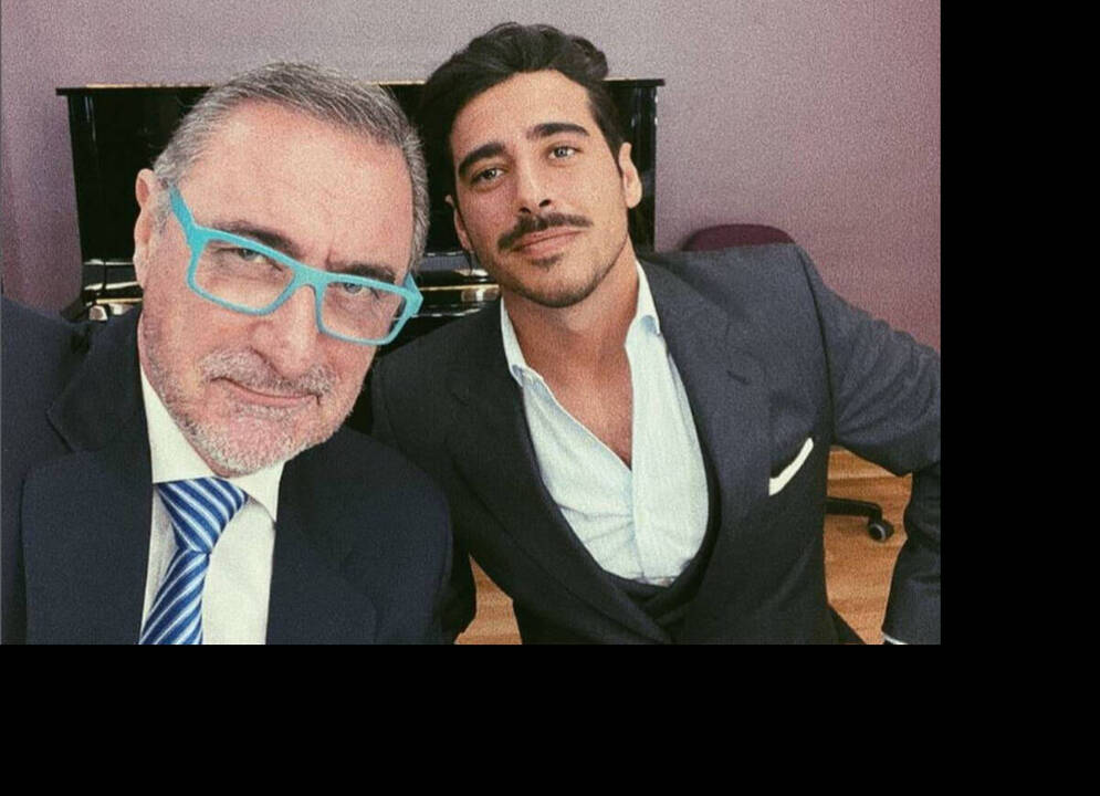 Carlos Herrera y su hijo Alberto Herrera Montero