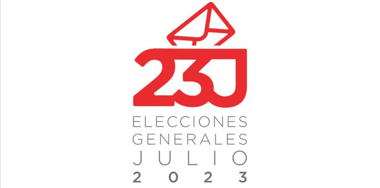 Imagen del logotipo oficial de las elecciones generales del 23 de julio