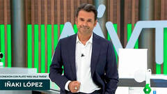 Iñaki López se despide de Cristina Pardo con la vista puesta en Pedro Sánchez