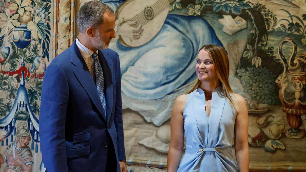 El Rey y la presidenta de Baleares, Marga Prohens.