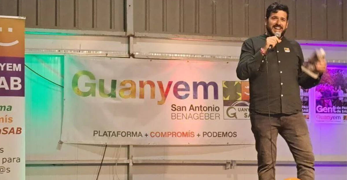 Pau Andrés, portavoz de Compromís en San Antonio y diputado provincial