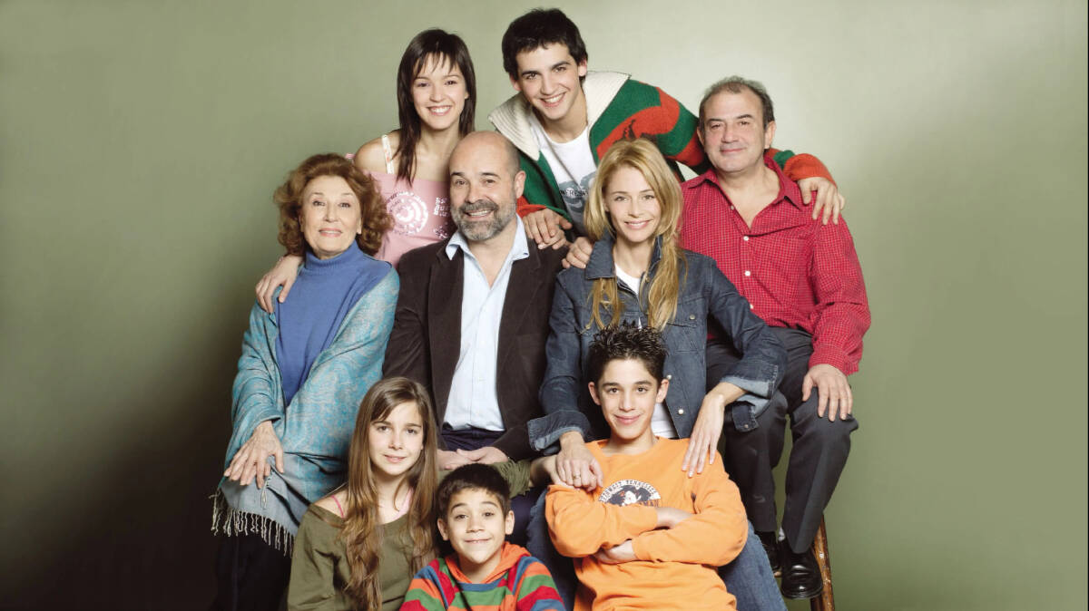 La familia Serrano.