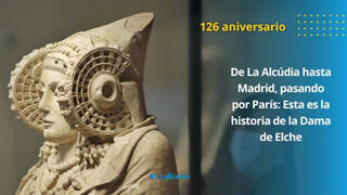 Desde La Alcúdia hasta Madrid, pasando por París: 126 años de la Dama de Elche