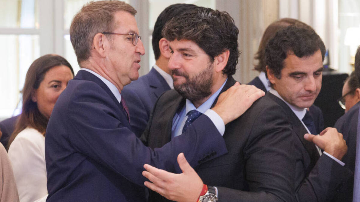 Vox lo deja claro: el apoyo a Feijóo a nivel nacional no cambia su postura en Murcia con Fernando López Miras
