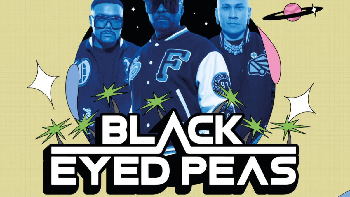 Cartel Black Eyed Peas "Brilla Torrevieja"