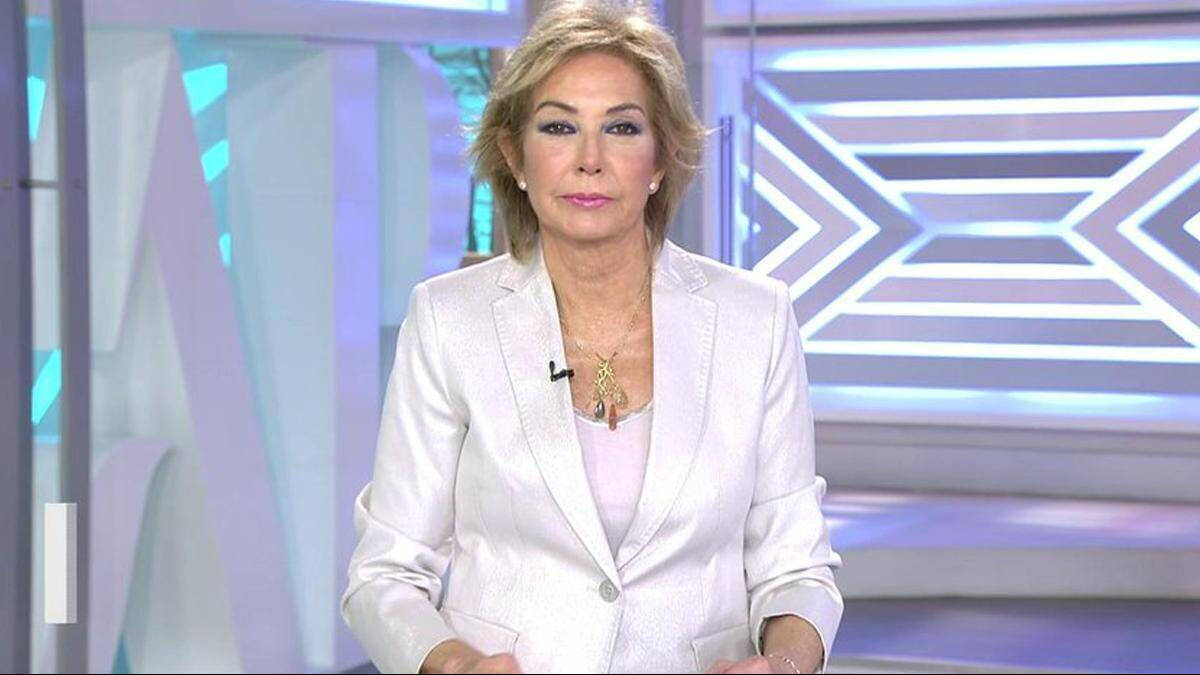 Ana Rosa Quintana, presentadora de Telecinco. 